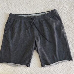 Men's Dark Charcoal Athletic Drawstring Shorts